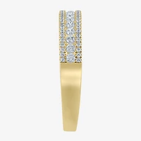 Womens 1/2 CT. T.W. Natural White Diamond 14K Gold Anniversary Wedding Band