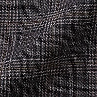 Haggar JMH Tailored Slub Glen Plaid Mens Stretch Fabric Modern Fit Sport Coat