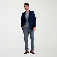 Haggar JMH Tailored Tonal Plaid Mens Stretch Fabric Modern Fit Sport Coat