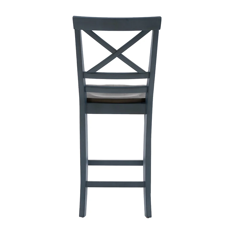 Linon Rogers 2-pc. Counter Height Bar Stool