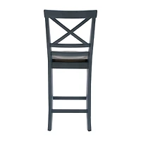 Linon Rogers 2-pc. Counter Height Bar Stool