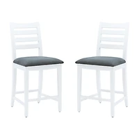 Linon Foden 2-pc. Counter Height Bar Stool