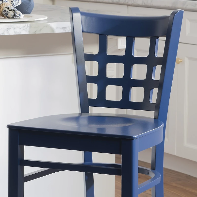 Linon Lashley 2-pc. Counter Height Bar Stool