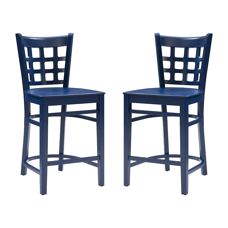 Linon Lashley 2-pc. Counter Height Bar Stool