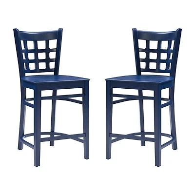 Linon Lashley 2-pc. Counter Height Bar Stool