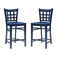 Linon Lashley 2-pc. Counter Height Bar Stool