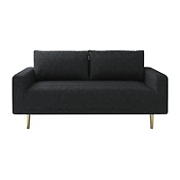 Furniture of America™ Megan Track-Arm Upholstered Loveseat