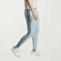 adidas Essentials 3 Stripe Animal Print Legging