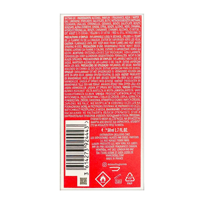 Diesel D Red Eau De Parfum Cologne