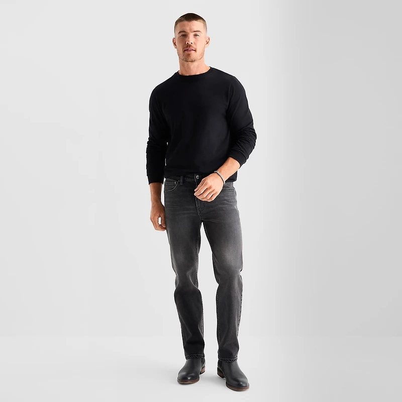 mutual weave Mens Straight Leg Relaxed Fit Jean