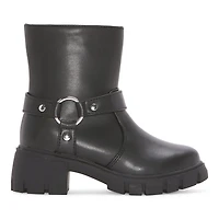 Thereabouts Little & Big Kid Girls Zuri Chunky Heel Motorcycle Boots