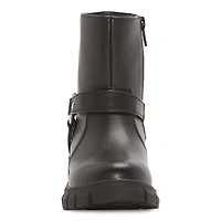 Thereabouts Little & Big Kid Girls Zuri Chunky Heel Motorcycle Boots