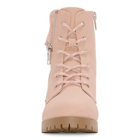 Thereabouts Little & Big Kid Girls Mckenna Flat Heel Lace Up Boots