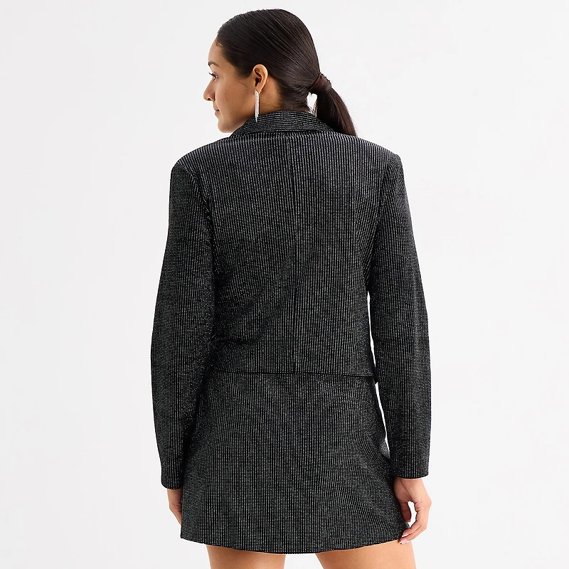 by&by Womens Juniors Classic Fit Blazer