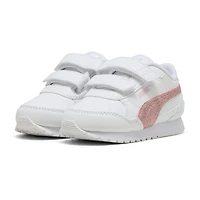 PUMA St Runner V4 Sl Glitter Toddler Girls Sneakers