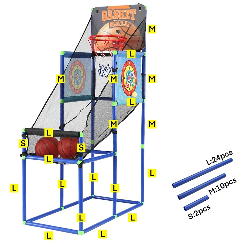 Trimate Arcade Basketball Hoop Arcade Basketball