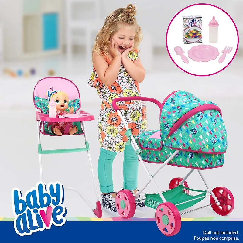 Baby Alive Travel N Feed Set Baby Play