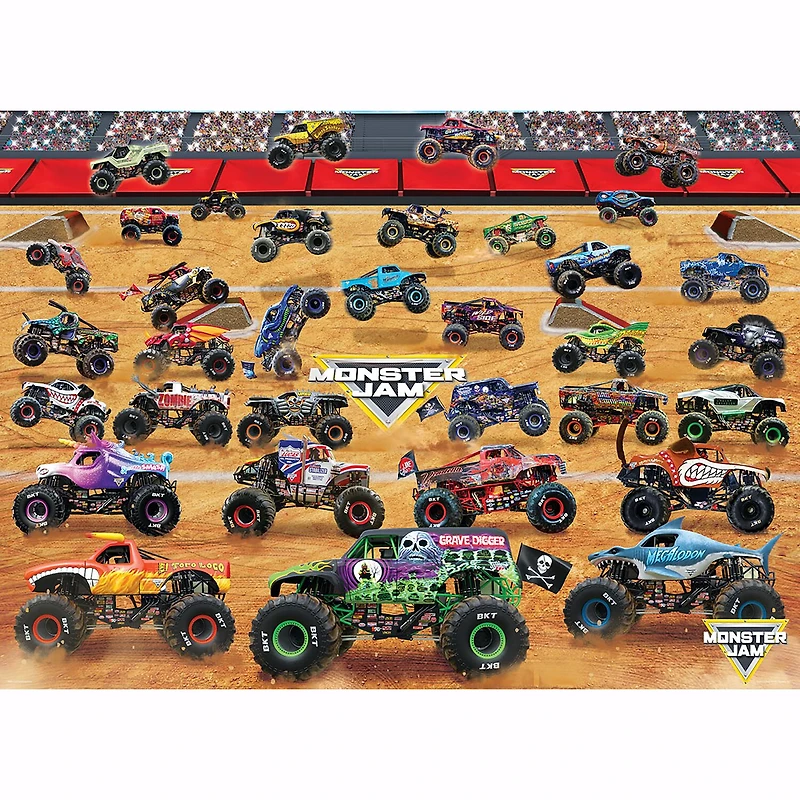 Eurographics Inc Monster Jam 1000 Piece Puzzle 1000-pc. Puzzle