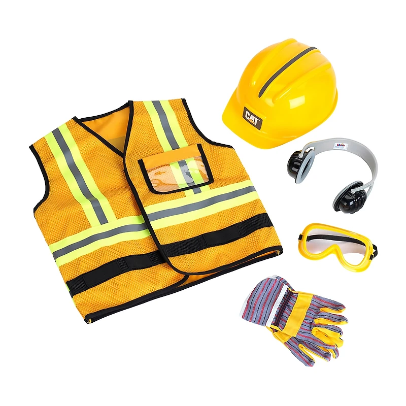 CAT Constuction Worker Vest 5-pc. Toy Tool