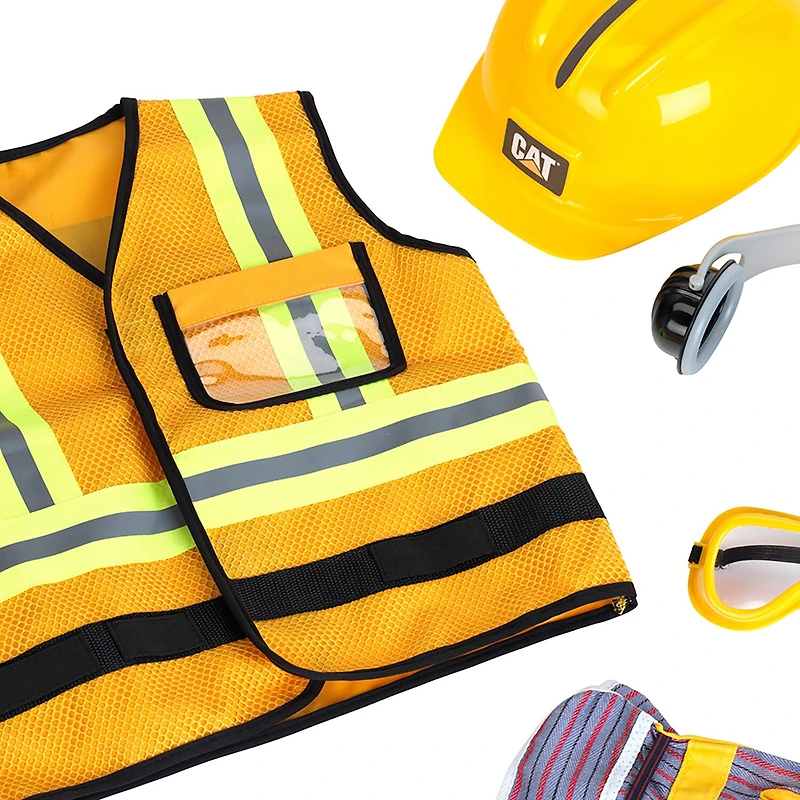 CAT Constuction Worker Vest 5-pc. Toy Tool
