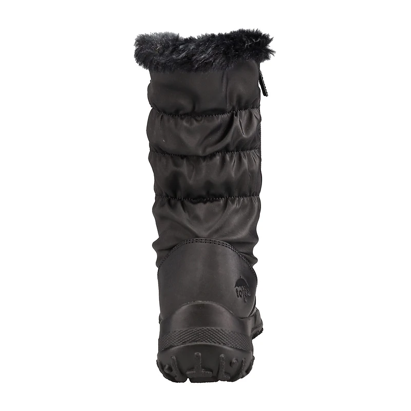 Totes Womens Hailey Waterproof Insulated Flat Heel Winter Boots