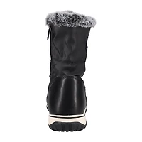 Totes Womens Avery Waterproof Insulated Flat Heel Winter Boots