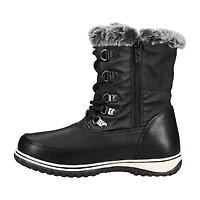 Totes Womens Avery Waterproof Insulated Flat Heel Winter Boots