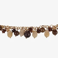 Mixit Gold Tone Womens Inch Statement Necklace
