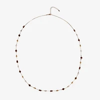 Mixit Gold Tone Womens 36 Inch Illusion Necklace