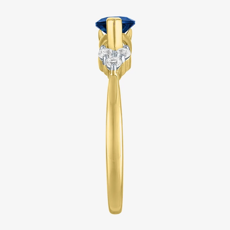 Gemstone 14K Gold Over Silver Marquise Cocktail Ring