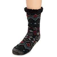Muk Luks Cabin Sox Mens Crew Socks