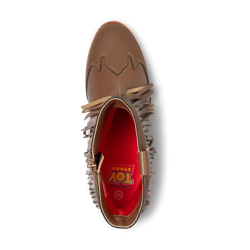 Ground Up Little & Big Kid Girls Toy Story Jessie Flat Heel Cowboy Boots