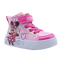 Disney Minnie High Top Toddler Girls Mouse Sneakers
