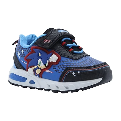 Sega Sonic Boys the Hedgehog Round Closed Toe Slip-On Shoe