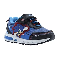 Sega Sonic Boys the Hedgehog Round Closed Toe Slip-On Shoe