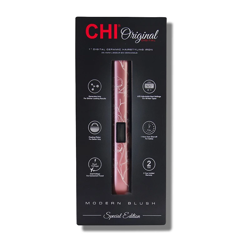 CHI "1"" Ceramic Hairstyling Flat Iron" 1" Flat Iron