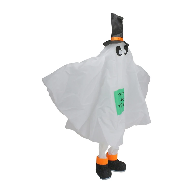 Set of 3 Ghost Pumpkin and Bat Standing Halloween Kid Figures 36in