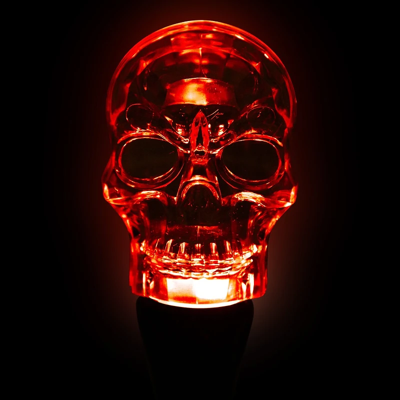 9'' LED Transparent Multi-Function Halloween Skull Light