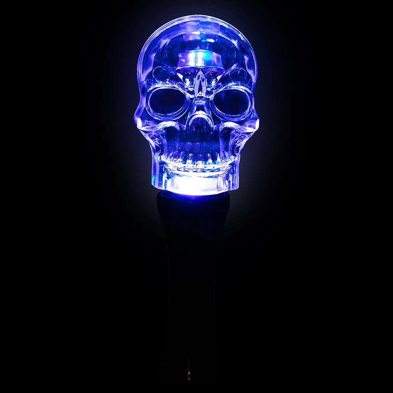 9'' LED Transparent Multi-Function Halloween Skull Light