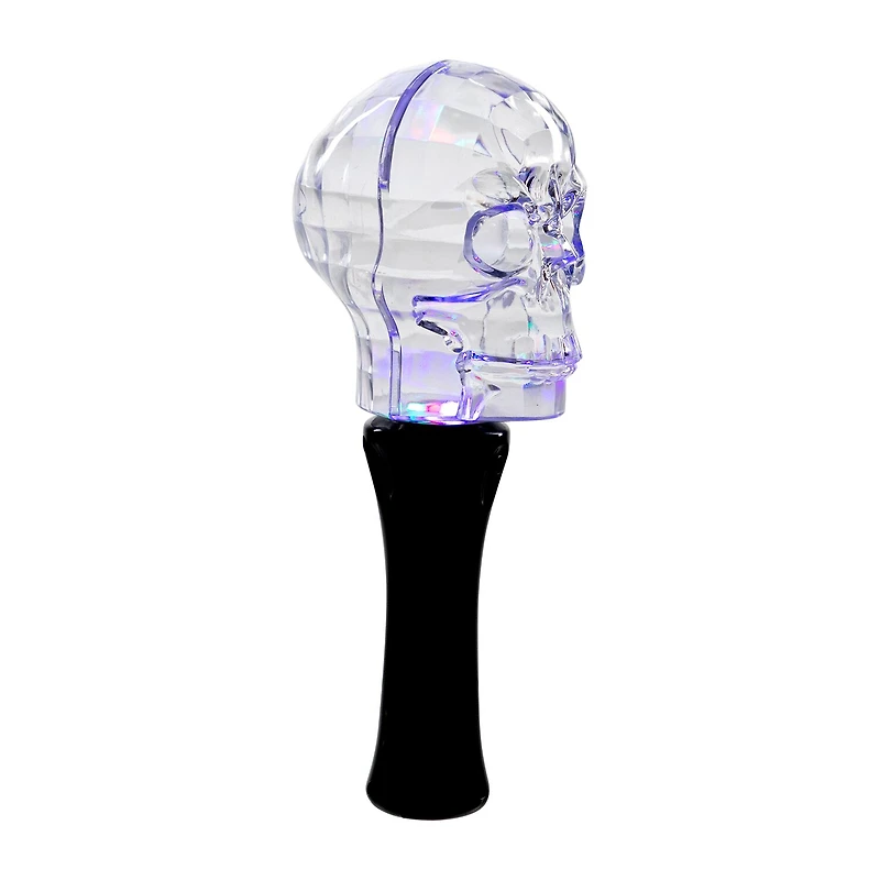 9'' LED Transparent Multi-Function Halloween Skull Light
