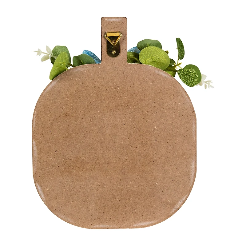 Northlight 9" Beige Happy Fall Wooden Pumpkin Harvest Thanksgiving Tabletop Decor