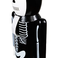 Northlight 14in Black And White Skeleton Wood Nutcracker
