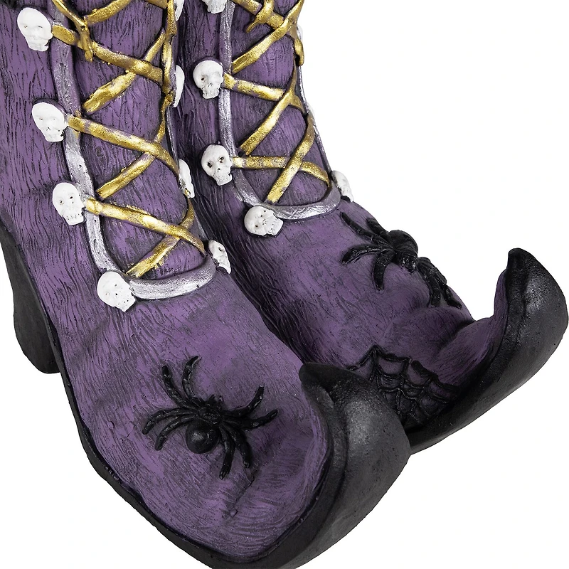 Northlight 15in Purple Witch'S Boots Halloween Tabletop Decor