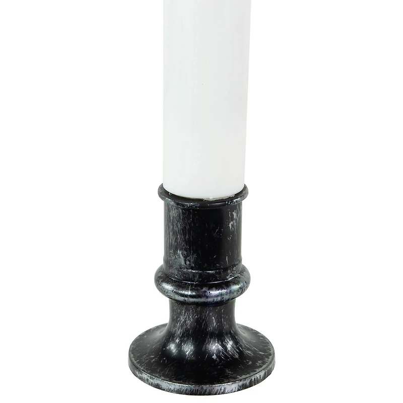 Northlight 9in Led White And Red Candles 2-pc. Lighted Halloween Tabletop Decor