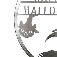 Northlight 17in Silver Flying Witch Wall Sign