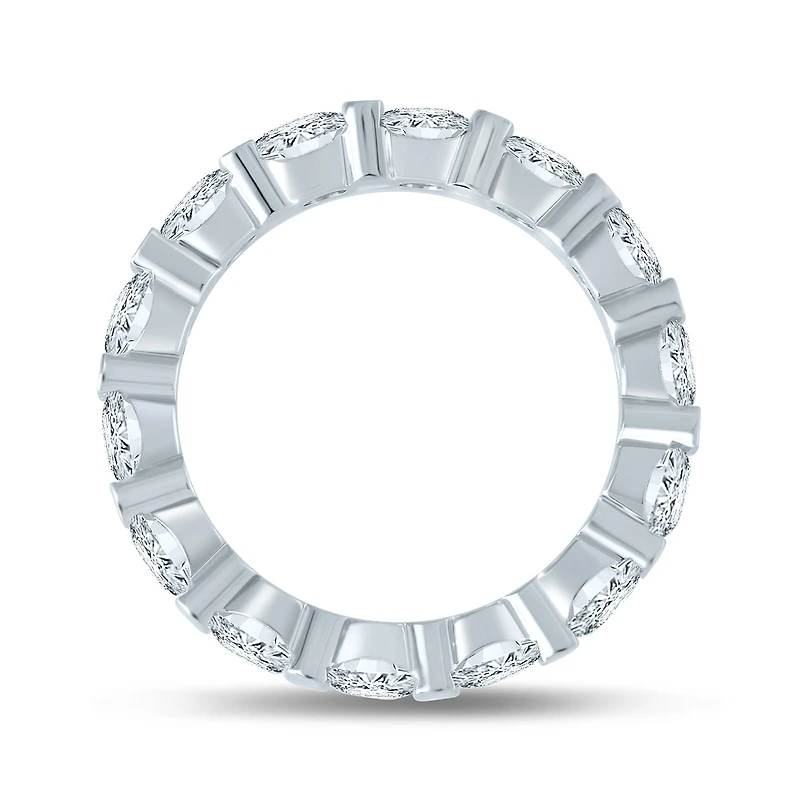 3 CT.T.W. Natural Diamond 14K White Gold Eternity Band