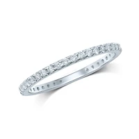 1/2 CT.T.W. Natural Diamond 14K White Gold Eternity Band