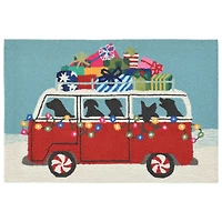 Liora Manne Frontporch Happy Howlidays Indoor/Outdoor Rug
