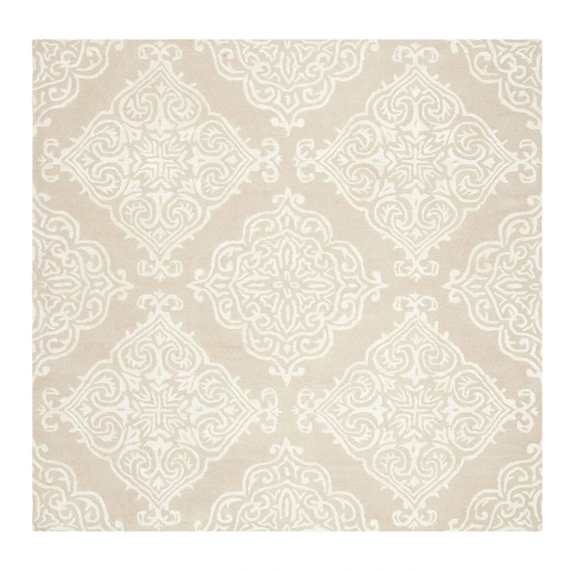 Safavieh Glamour Collection Aubrey Damask Square Area Rug
