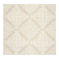 Safavieh Glamour Collection Aubrey Damask Square Area Rug